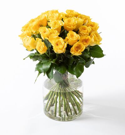 30 gule roser